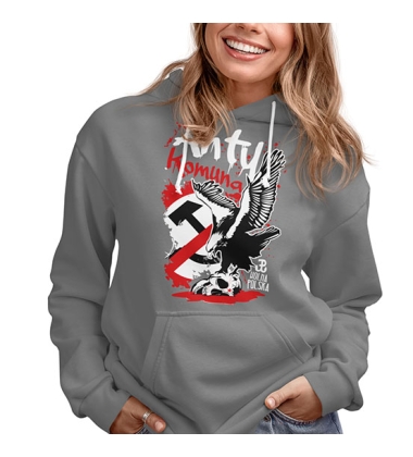 BLUZA DAMSKA Z KAPTUREM ANTY KOMUNA